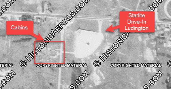 Thomas Motor Court - 1954 Aerial (newer photo)